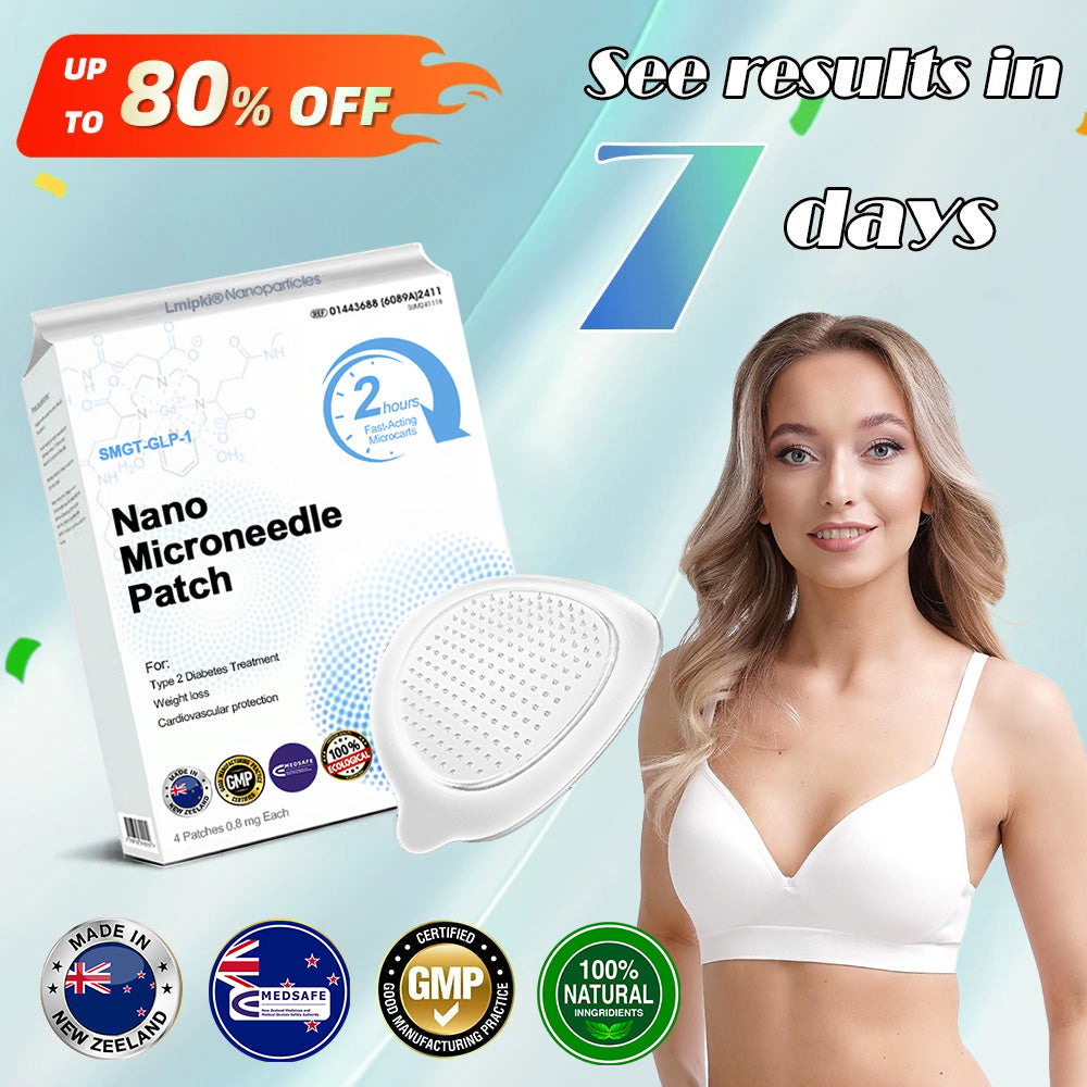 NZ Official Store: Lmipki® NIDDK-Tirzepatide Nano Microneedle Patch (Balance blood sugar, pain-free, with no side effects. Suitable for obesity and diabetes.)🔄