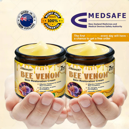 MEDSAFE Approved:Turonu®  Bee Venom Skin Restoration Cream — 🔥Limited Time 70% OFF🔥